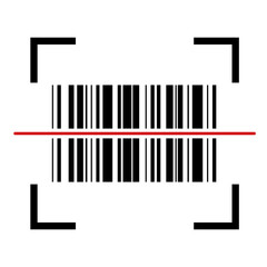 Obraz premium Barcode vector icon. Bar code for web, app ui design. Isolated illustration