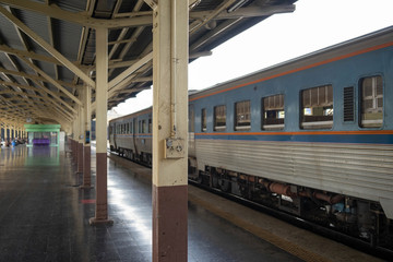 Obraz premium Backgrounds Textures Train in Bangkok Thailand