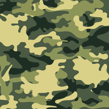 Fashionable camouflage pattern, vector illustration.Millatry print. banner