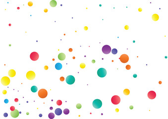 Festive color round confetti background. Abstract frame confetti texture for holiday, postcard, poster, website, carnivals, birthday and children's parties. Cover confetti mock-up. Wedding card layout
