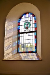 stained glass window