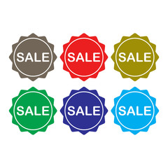 sale icon design vector logo template EPS 10