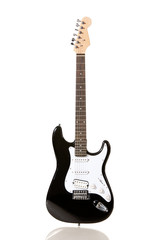 Fototapeta premium electric guitar in front of white background