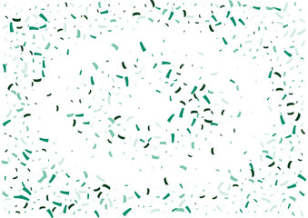 Festive color ribbon confetti background. Abstract frame confetti texture for holiday, postcard, poster, website, carnivals, birthday and children's parties. Cover confetti mock-up. Wedding card