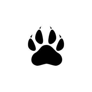 paw icon design vector logo template EPS 10