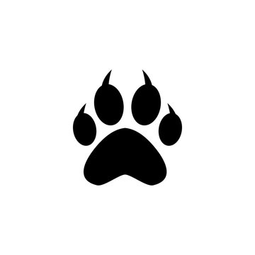 paw icon design vector logo template EPS 10