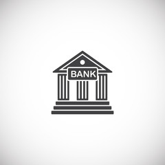 Investment related icon on background for graphic and web design. Creative illustration concept symbol for web or mobile app