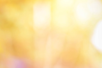 yellow and orange color abstract bacground withe blurred defocus bokeh light for template
