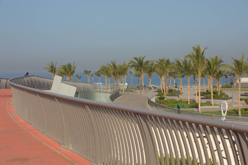 Corniche in Jeddah City, Saudi Arabia