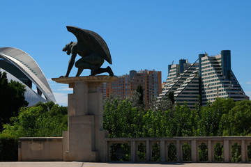 Naklejka premium Valencia city, Spain