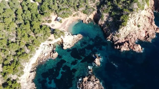 Cala Carbo beach, Ibiza. Spain.
