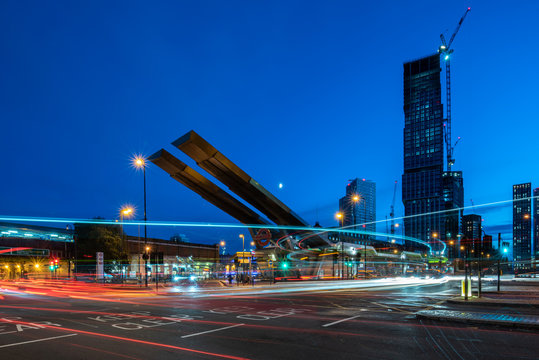 Vauxhall Interchange at Night