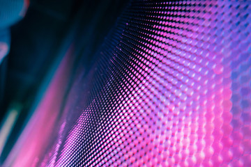 CloseUp LED blurred screen. LED soft focus background. abstract background ideal for design.