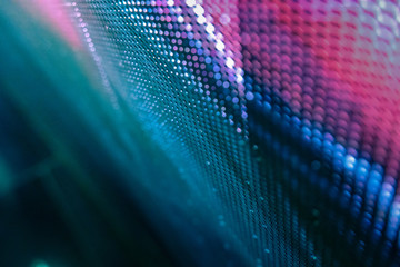 CloseUp LED blurred screen. LED soft focus background. abstract background ideal for design.