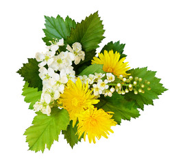 Bouquet of wildspring flowers