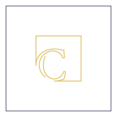 C monogram logo design