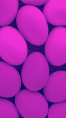 Abstract images inspired by eggs combined with imagination.
