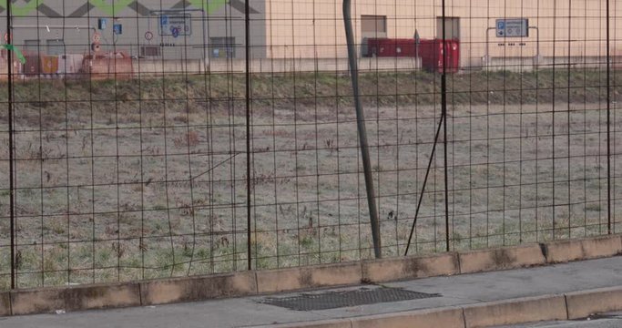 Scritte di protesta per la salvaguradia del territorio