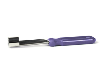 Special knife for taking away apple seeds/ apple seed remover knife isolated on white background