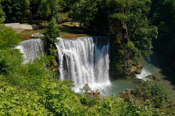 Wodospad na rzece Plivie