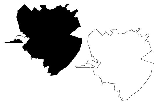 Yerevan City (Republic of Armenia) map vector illustration, scribble sketch City of Erevan map