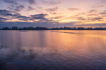 Fototapeta premium Sonnenuntergang an der Nordseeküste