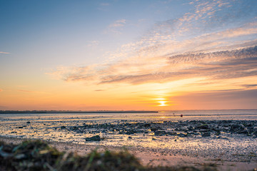 Sonnenuntergang an der Nordseeküste