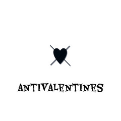 Anti Valentines card, poster, background 