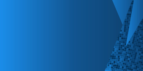 Blue abstract geometric background with corporate concept and futuristic business theme