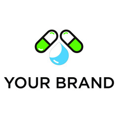 heatlh care pharmacy icon logo design