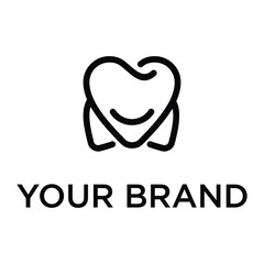 logo dental line modern minimalist