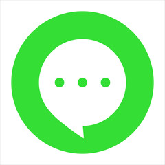 Page documents icon isolated on glassy green round button illustration