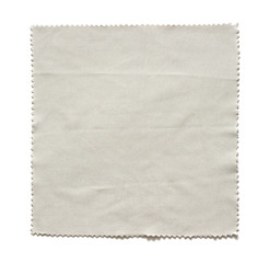 rag for wiping optics microfiber glasses isolated on white