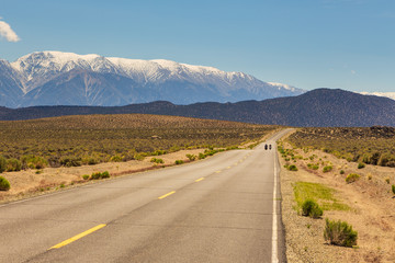 California landscape along the highway, Benton, USA.