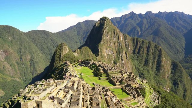 Machu Picchu in Peru in the Andes in South America