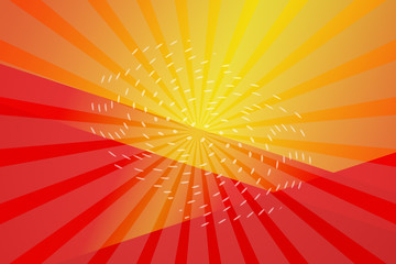 Fototapeta premium abstract, orange, yellow, light, design, illustration, wallpaper, texture, pattern, sun, red, graphic, color, line, digital, wave, summer, backgrounds, art, technology, energy, shine, bright, line