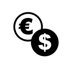 Best Money Exchange Convert Icon Vector Design Template