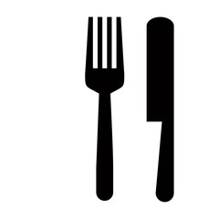spoon and fork icon design vector logo template EPS 10