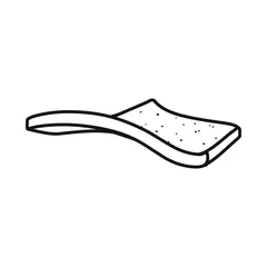 Selbstklebende Fototapeten Vector illustration of bread and brown icon. Web element of bread and toast stock vector illustration. © Svitlana