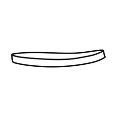 Vector illustration of bread and toast icon. Graphic of bread and slice vector icon for stock.