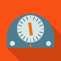 Vector design of timer and watch symbol. Web element of timer and minute vector icon for stock.