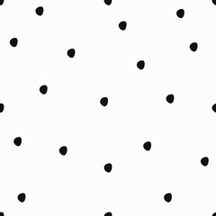 Simple black and white minimalist pattern design. Abstract square background with different geometric shapes.