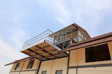 Steel beam architectural landscape