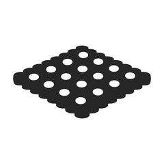 Biscuit cookie vector icon.Black,simple vector icon isolated on white background biscuit cookie.
