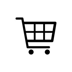 cart shopping icon design vector logo template EPS 10