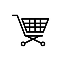 cart shopping icon design vector logo template EPS 10