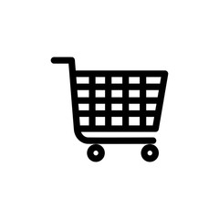 cart shopping icon design vector logo template EPS 10
