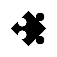 Puzzle outline icon. Symbol, logo illustration for mobile concept and web design.