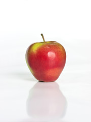 red apple isolated on white background