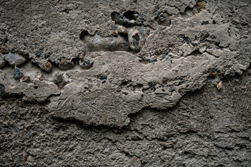 Texture of uneven old concrete slab. Background image macro photo of concrete
